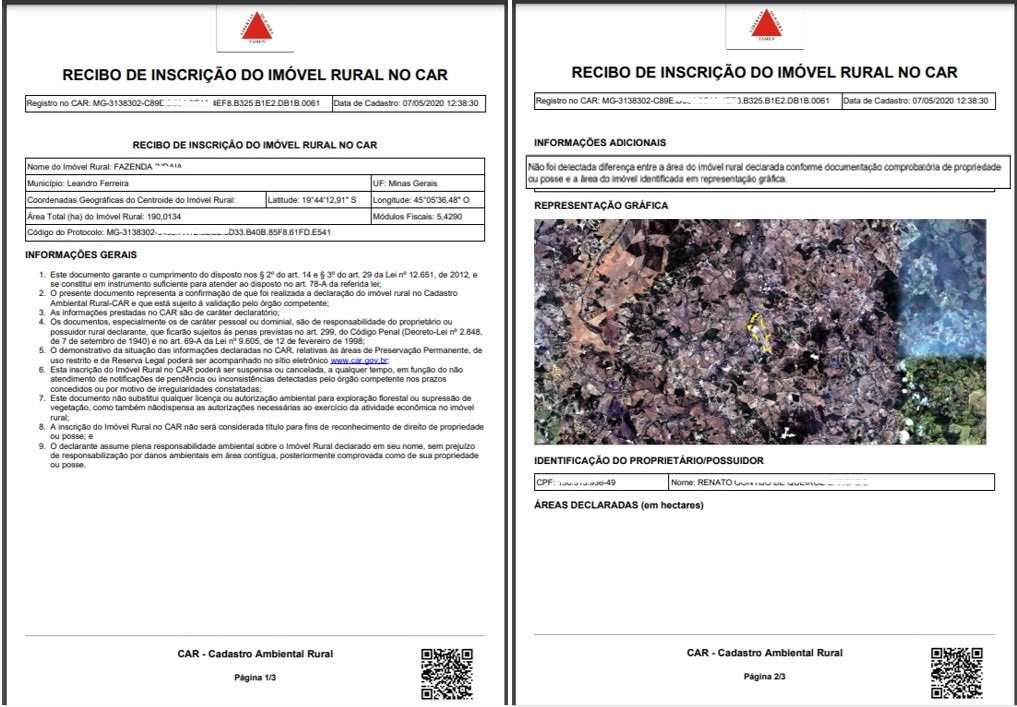 CAR CADASTRO AMBIENTAL RURAL GTEC CONSULT